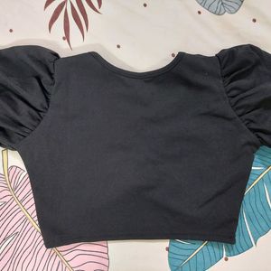 Black Crop Top