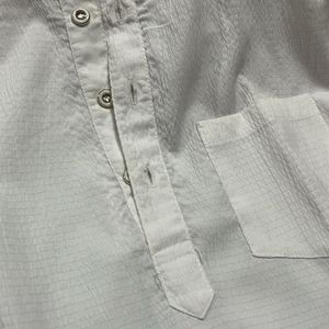 White Short Shirt Kurta