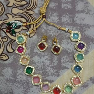 Gold Plated Copper Jewellery Set