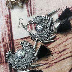 Oxidised Earing For Girls