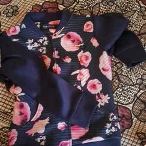 Beautify Blue/pink Floral Jacket