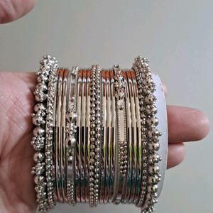 Silver Plated Bangles