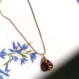 Purple Stone Necklace