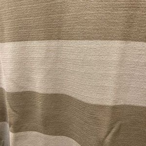 ZUDIO Beige Textured Stripe Slim Fit T-Shirt.