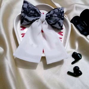 Lace  Bow Clip