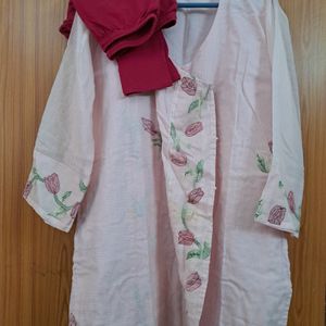 Mhow Cotton Summer Kurta And Leggings