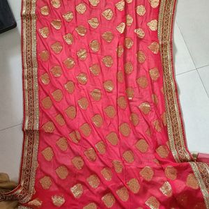 Heavy Bridal Saree For Women.