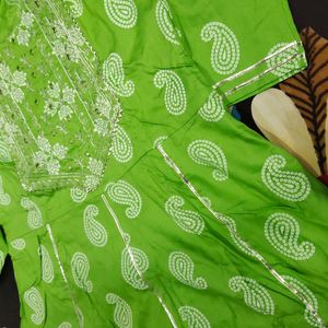 Frock Pant Dupatta Set