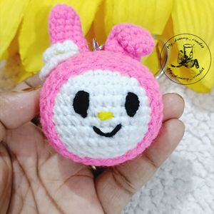 Amigurumi Mymelody Face Keychain