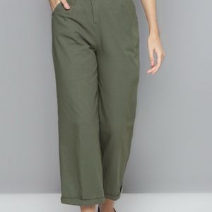 High Waist Wide Leg Trousers