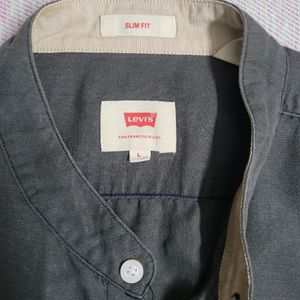 Levis Slim Fit Linen Cotton Casual Shirt