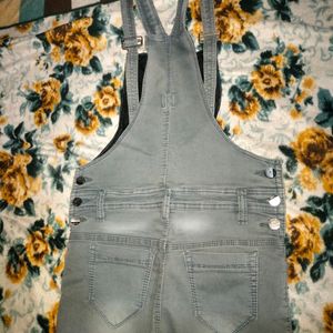 Grey Colour Dungaree