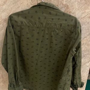 Olive Green Shirt from The Indian Garage Co.