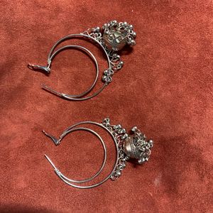 Oxidised Bali Earring