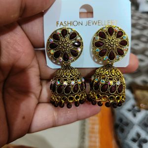 Colourful Jhumka