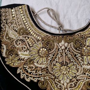 Zardozi And Beads Work Blouse