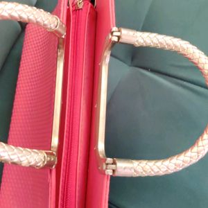 New Hot Pink Shoulder Cum Handbag