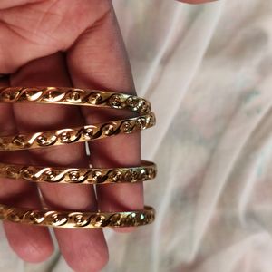 GOLD PLATED BANGLES