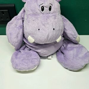 Purple Hippo Cute Soft Plush For Cuddling