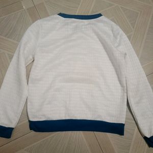 White Sweatshirt For Girls!!!!!!