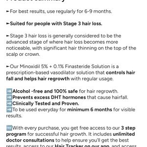 Man Matters Minoxidil 5% + 0.1% Finasteride