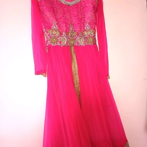 Sharara Front Open Slit Party Wear