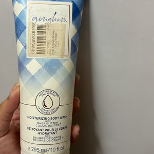 STEAL DEAL bbw gingham creamy shower gel