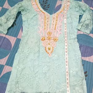 Amritsari Kurta Sky Blue