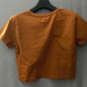 Orange Crop Top