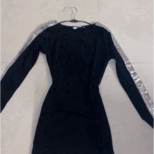Black Bodycon Mini Dress