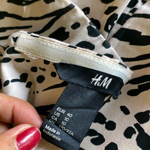 H&M Zebra Print Dress