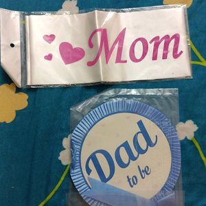 Mom Dad To Be Tag