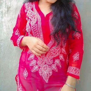 Red Kurta