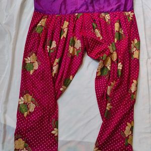 Magenta Color Shalwar