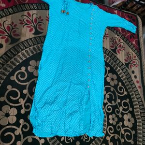 Blue Pure Cotton Kurta...Never Worn