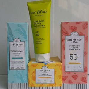 Combo Of Dot&key 4 Sunscreen, Moisturizer, Cream