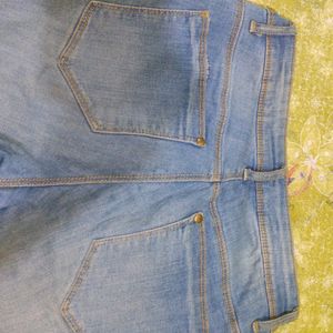 hard solid jeans of  Nova Brand, stylish finishing, perfect chain and button, can be worn with any upper clothing, casual wear, can be used roughly, leg bottom has chains.