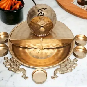 FOUNTAIN + TEA LIGHT HOLDER.