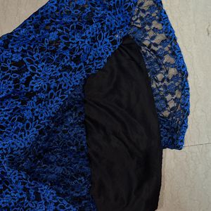 Blue Net dress for sale