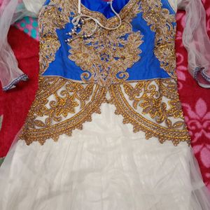 Beautiful Princess White Gown