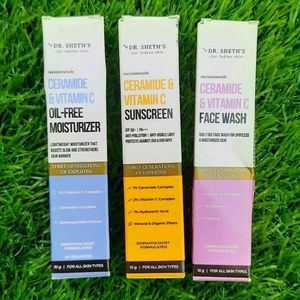 Dr.sheth's Moisturize,sunscreen And Facewash