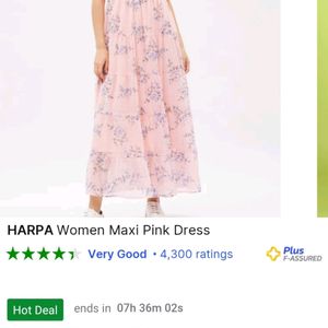 Pink Floral Dres