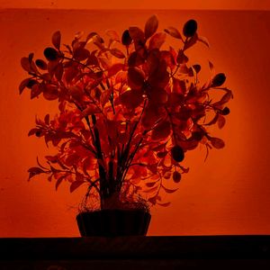 Plastic Orange Cherry Artificial Plant