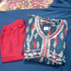 Women Naira cut Kurti Set