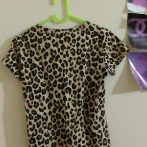 Animal Print Crop Top