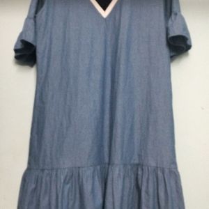 Korean Denim Dress