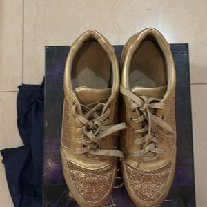 Gold Tresmode Sneakers Partywear