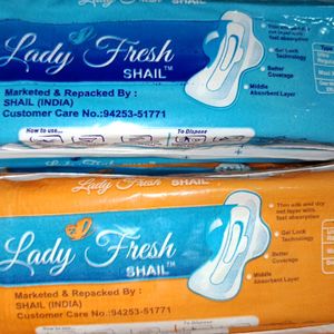 Lady Fresh Shail Sanitary Napkin.