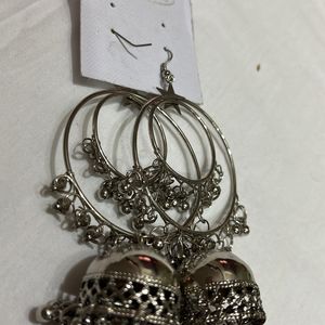 Oxidised Jhumka