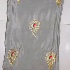 Silk Embroidered Saree